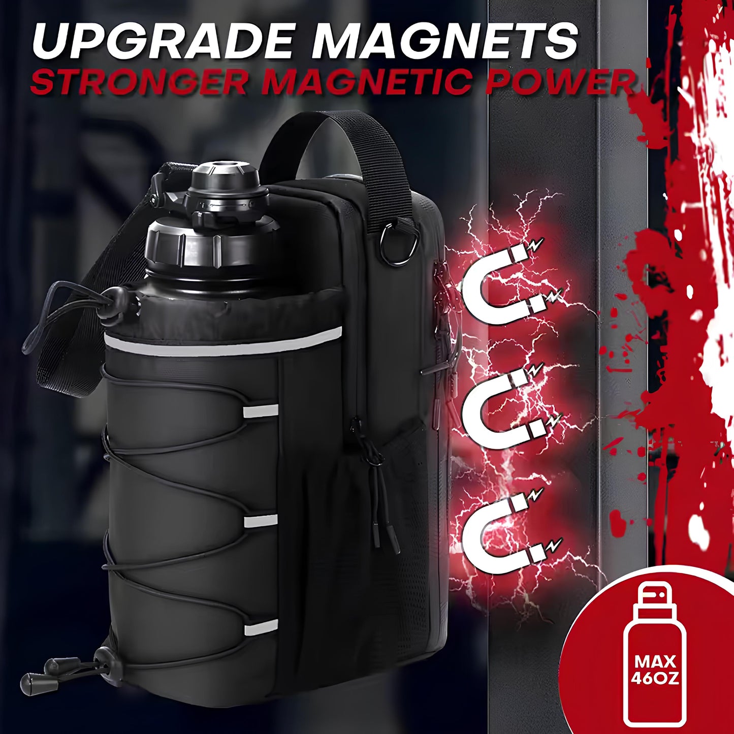 HydraMag™ – Magnetic Gym Bottle Bag