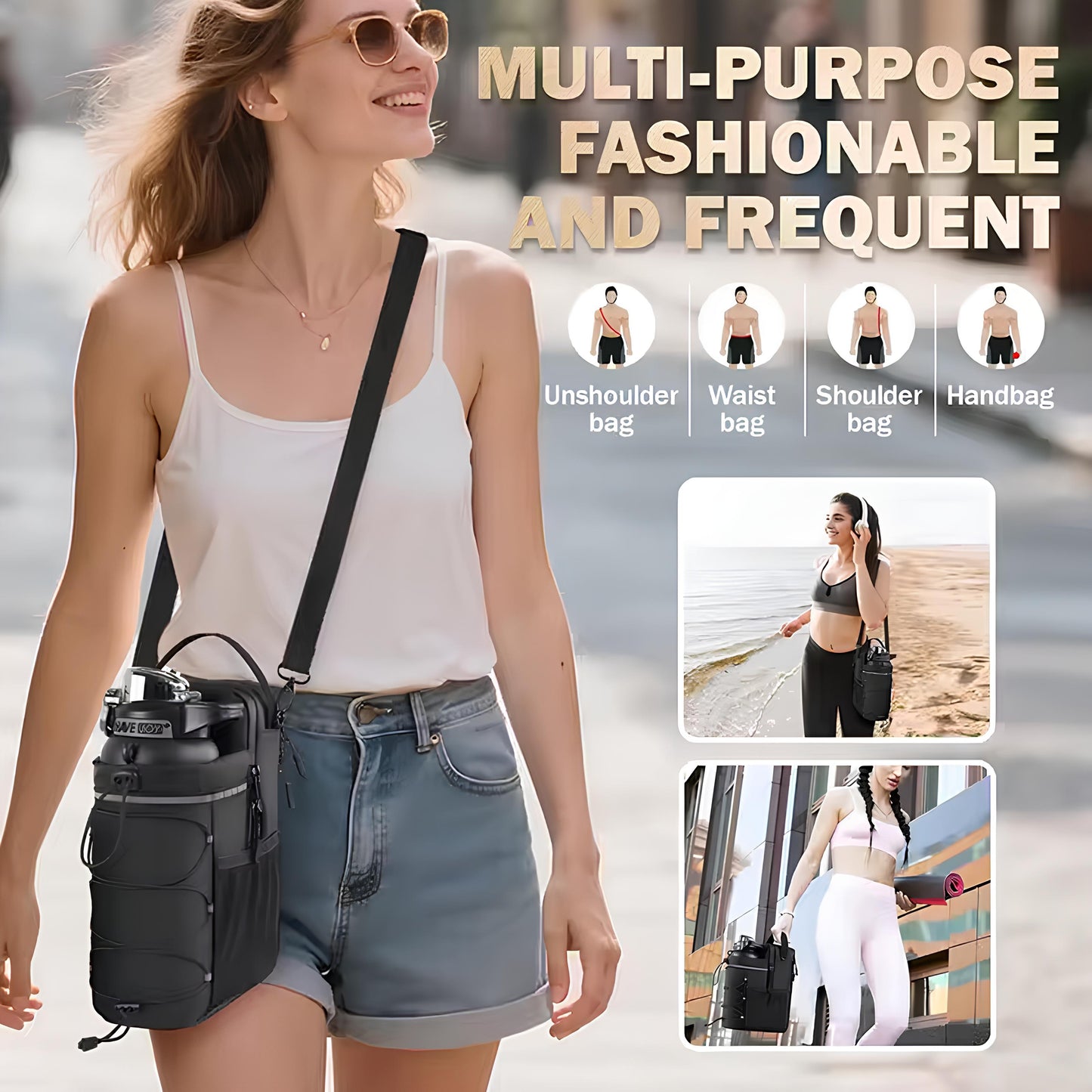 HydraMag™ – Magnetic Gym Bottle Bag