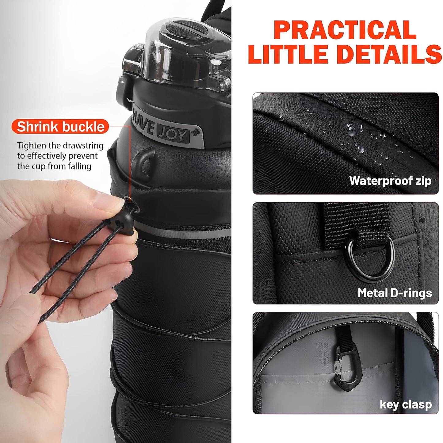 HydraMag™ – Magnetic Gym Bottle Bag